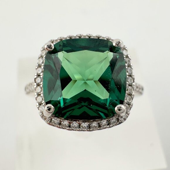 3.56 Carat Lab Created Pariaba Color Change Ring Size 8 - Picture 3 of 16